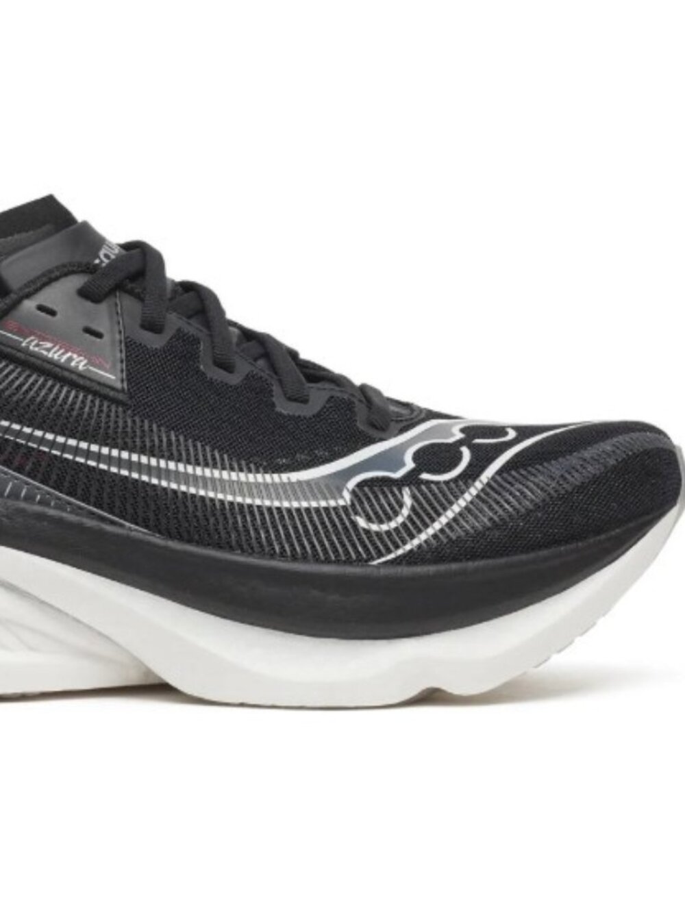 New Saucony Mens sz 11 Endorphin Azura Black white running shoes regular train - Picture 2 of 5